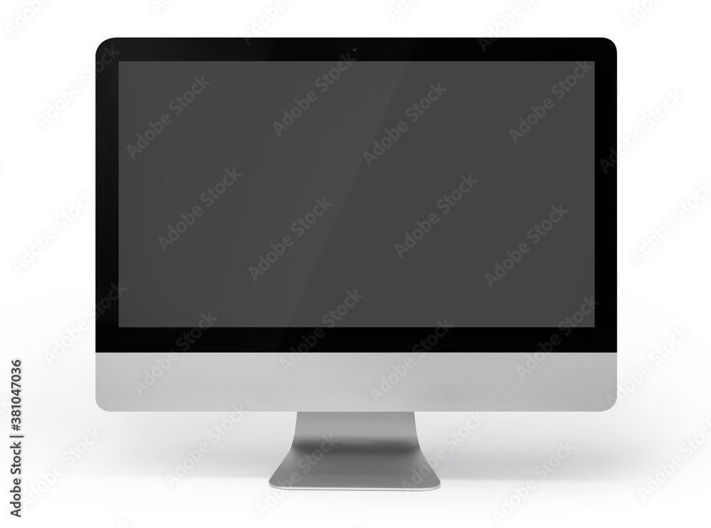 Computer monitor isolated on a white background with clipping path Computer monitor isolated on a white background with clipping path