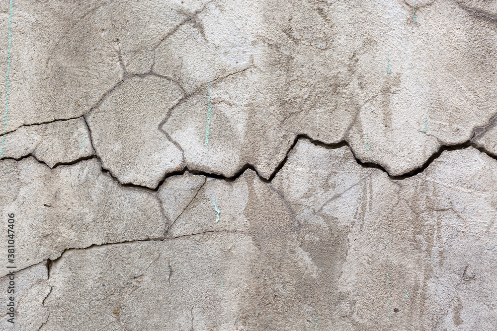 Obraz premium Cement cracked texture background. Concrete wall.