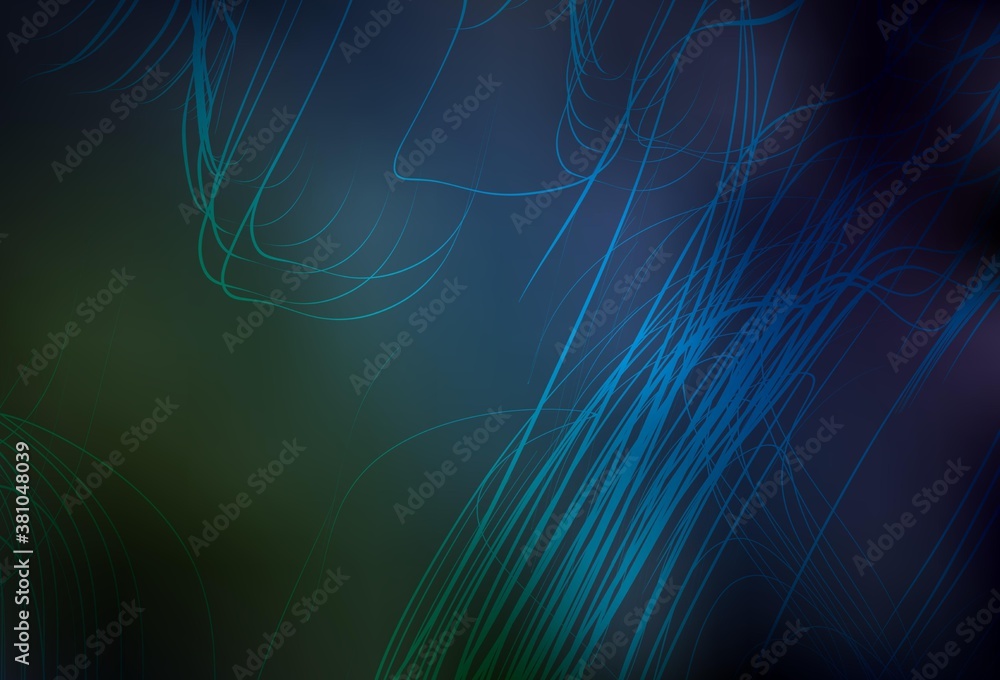 Dark Blue, Green vector abstract blurred background. Dark Blue, Green vector abstract blurred background.
