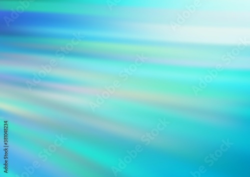 Light BLUE vector backdrop with bent lines. Creative geometric illustration in marble style with gradient. Pattern for your business design.