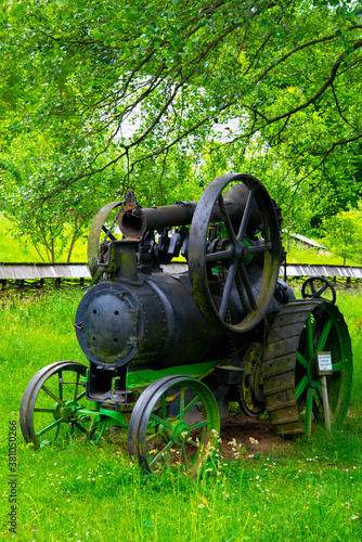 agricultural machinery from the peasant farm in the country