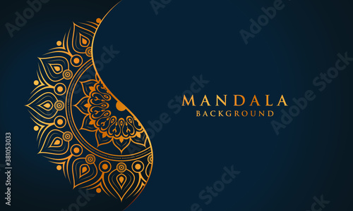 Luxury mandala background with golden arabesque pattern arabic islamic east style. decorative mandala for print, poster, cover, brochure, flyer, banner 