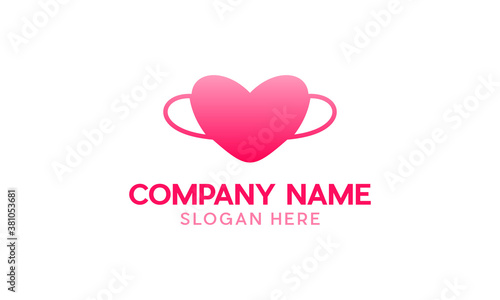 Wallpaper Mural Mask Heart Logo Torontodigital.ca