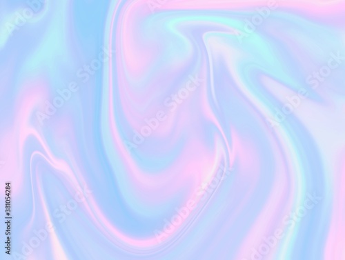 trendy colorful unicorn marble holographic background texture, graphic illustration of liquid swirl pattern background in vivid pastel tone color, modern polygon swirl pattern abstract background