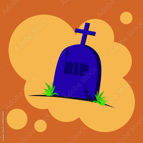 RIP halloween vector illustration 