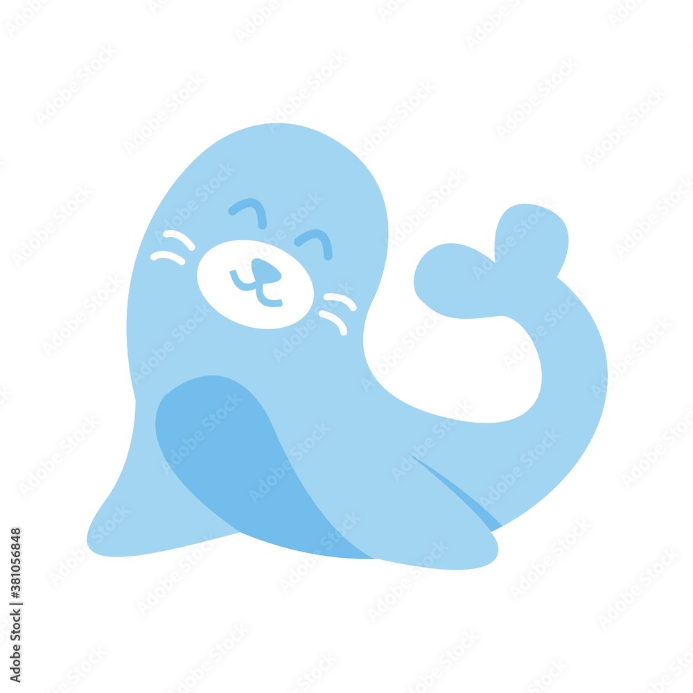cute happy seal smiling vector illustration design cute happy seal smiling vector illustration design