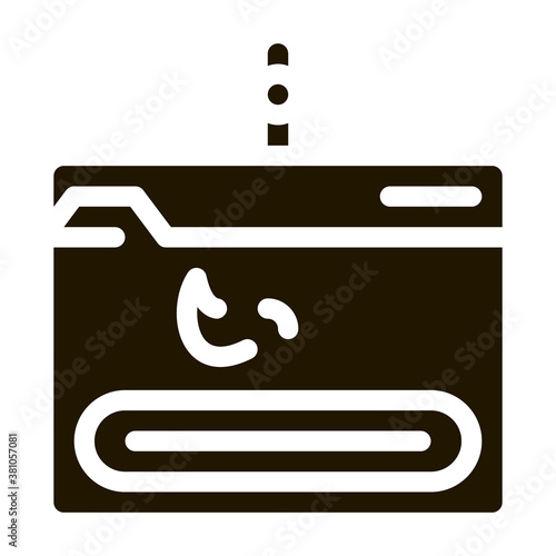 Phishing glyph icon vector. Phishing Sign. isolated symbol illustration