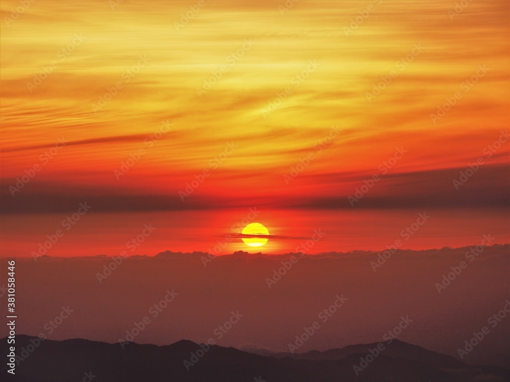 Fototapeta premium 富士山･御来光