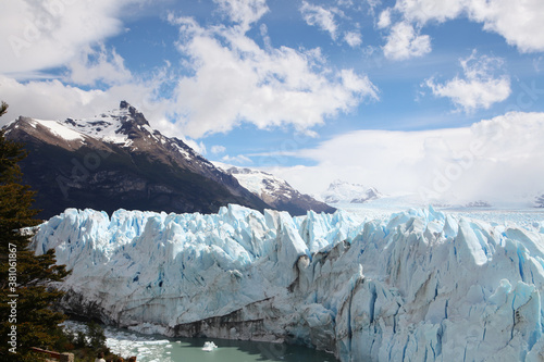 Perito Moreno Glacier in Los Glaciares National Park, Argentina.