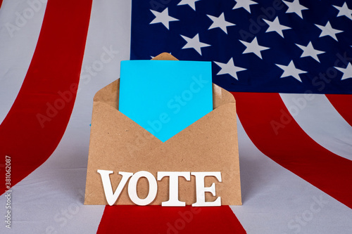 Election vote by mail in US...