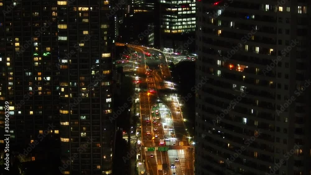首都高の夜景 首都高の夜景