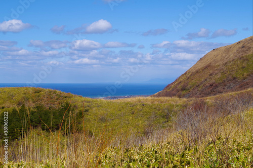 View of Tsumagoi Pass in Oga City  Akita Prefecture