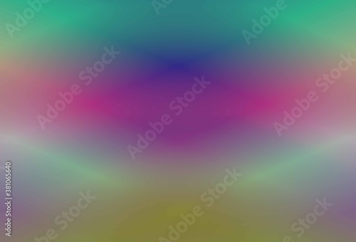 Abstract blurry gradient mesh background in bright rainbow colors.