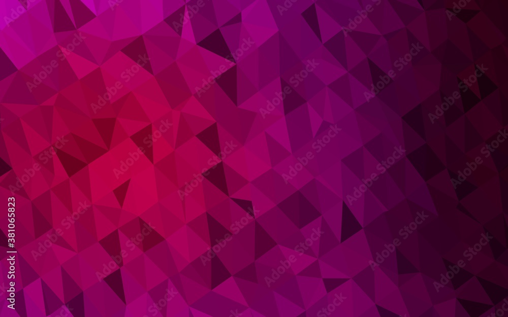 Dark Purple vector abstract polygonal layout. Geometric illustration in Origami style with gradient. Polygonal design for your web site. Dark Purple vector abstract polygonal layout. Geometric illustration in Origami style with gradient. Polygonal design for your web site.