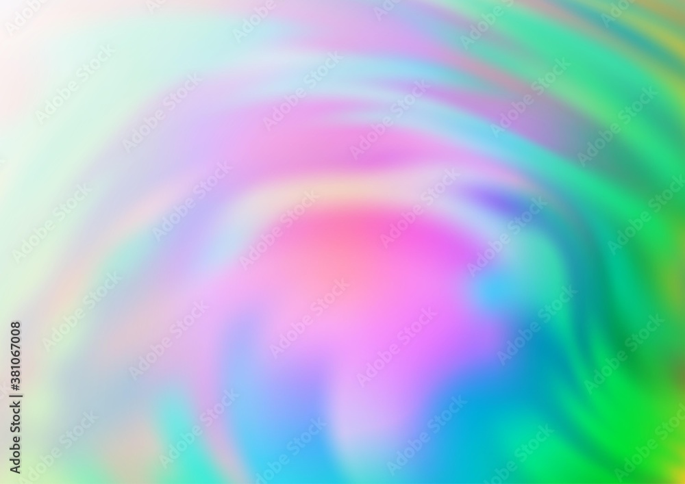 Fototapeta premium Light Multicolor, Rainbow vector abstract blurred template. Shining colorful illustration in a Brand new style. The best blurred design for your business.