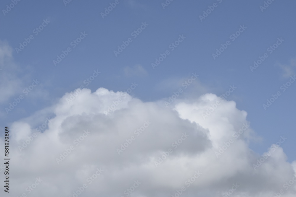 blue sky with clouds