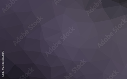 Dark Purple vector abstract mosaic backdrop. A sample with polygonal shapes. Template for a cell phone background.