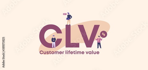 CLV customer lifetime value. Technology of ecommerce trade and successful financial income distribution corporate business protection of retail product industrial loans and countering vector crisis.
