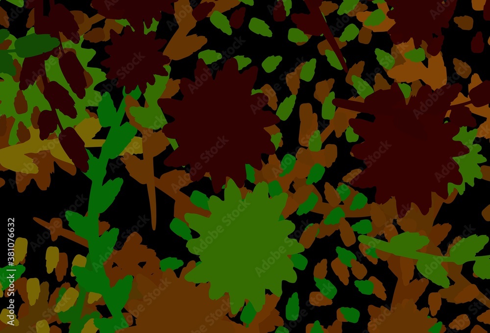 Light Green, Red vector backdrop with memphis shapes. Light Green, Red vector backdrop with memphis shapes.