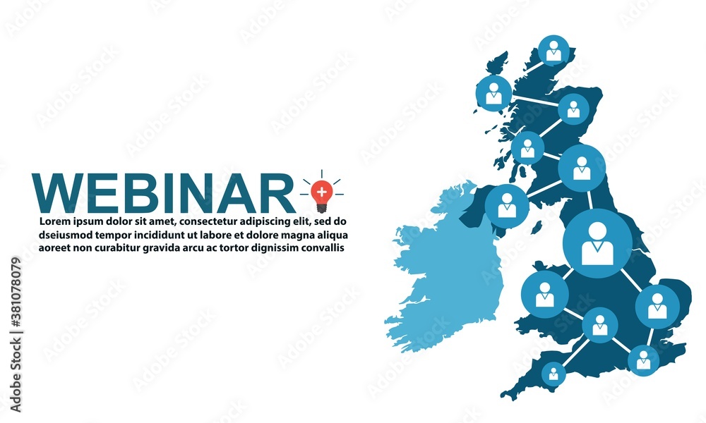 Concept webinars with Map of the United Kingdom and distance learning and study slogans anywhere anytime. Free Vectors Concept webinars with Map of the United Kingdom and distance learning and study slogans anywhere anytime. Free Vectors
