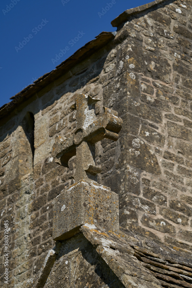 Historic church in the small hamlet of Langridge in the Cotswolds near Bath, Somerset, United Kingdom. Historic church in the small hamlet of Langridge in the Cotswolds near Bath, Somerset, United Kingdom.