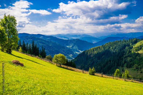 Wonderful landscape of Ukrainian Carpathian mountains. Summer time © F8  \ Suport Ukraine