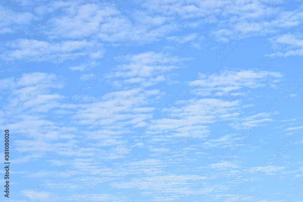 The vast blue sky and clouds sky