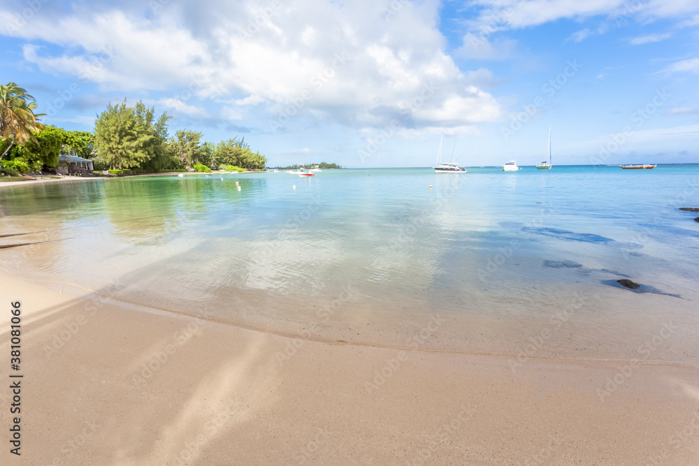 Plage de Coin de Mire, île Maurice Stock Photo | Adobe Stock