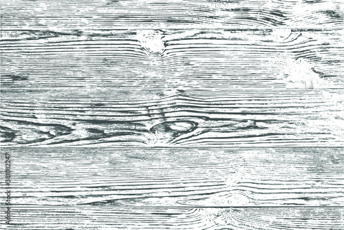 Cool vector pine wood grain panel texture for backgrounds or design. Rustic grayscale wooden overlay. Brushed wood pattern. Table top view. EPS10