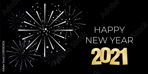 Happy New Year 2021 wishes card