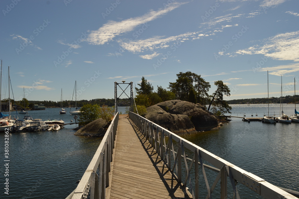 Obraz premium The stunning islands and ocean in the Stockholm Archipelago (Skärgård) in Sweden