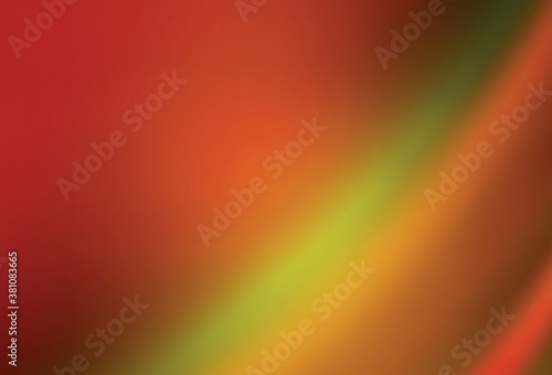 Light Orange vector blurred bright texture.