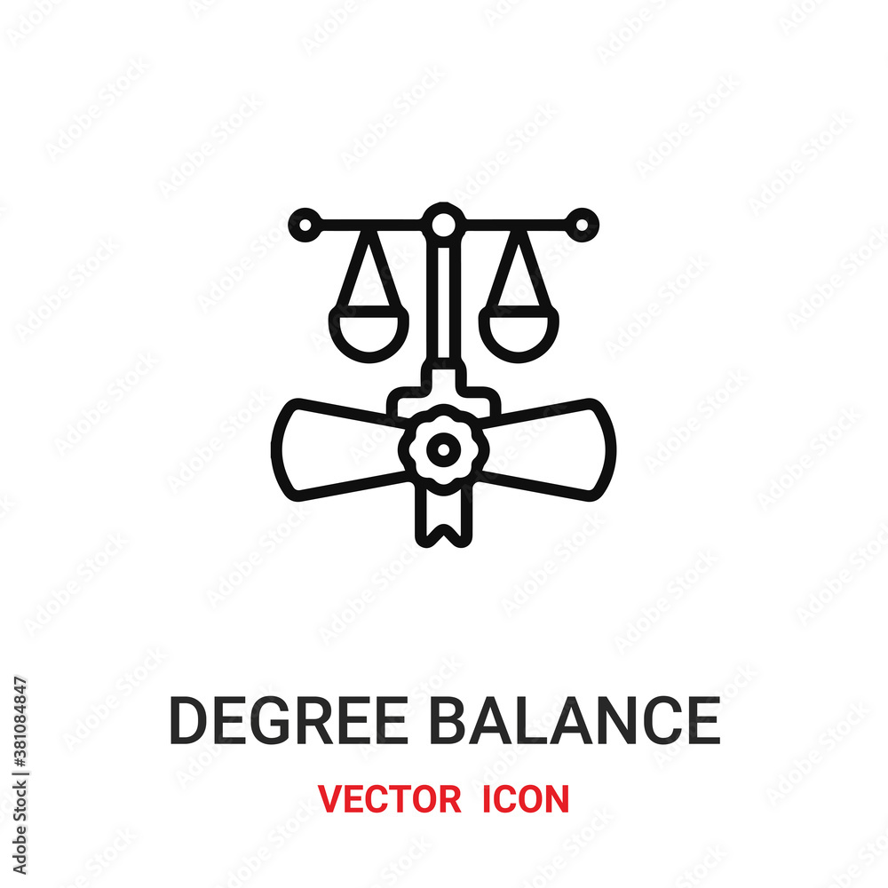 Digital Balance icon vector symbol. Scale symbol icon vector for your design. Modern outline icon for your website and mobile app design. Digital Balance icon vector symbol. Scale symbol icon vector for your design. Modern outline icon for your website and mobile app design.