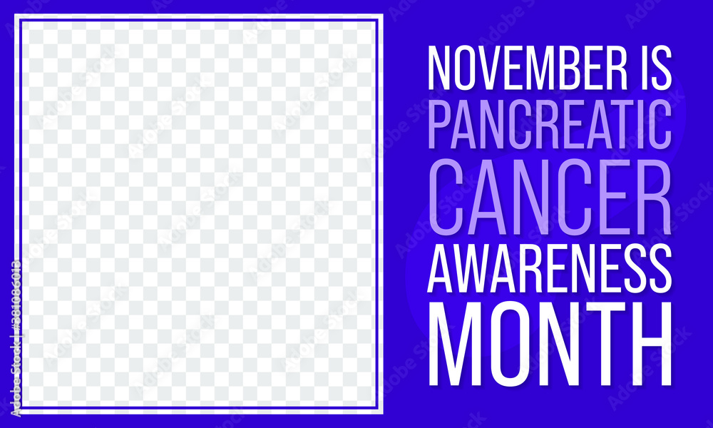 Vector illustration on the theme of Pancreatic Cancer awareness month observed each year during November.
