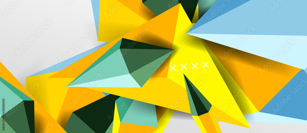 3d low poly abstract shape background vector illustration 3d low poly abstract shape background vector illustration