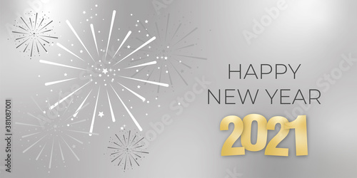 Happy New Year 2021 wishes card