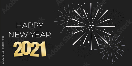 Happy New Year 2021 wishes card