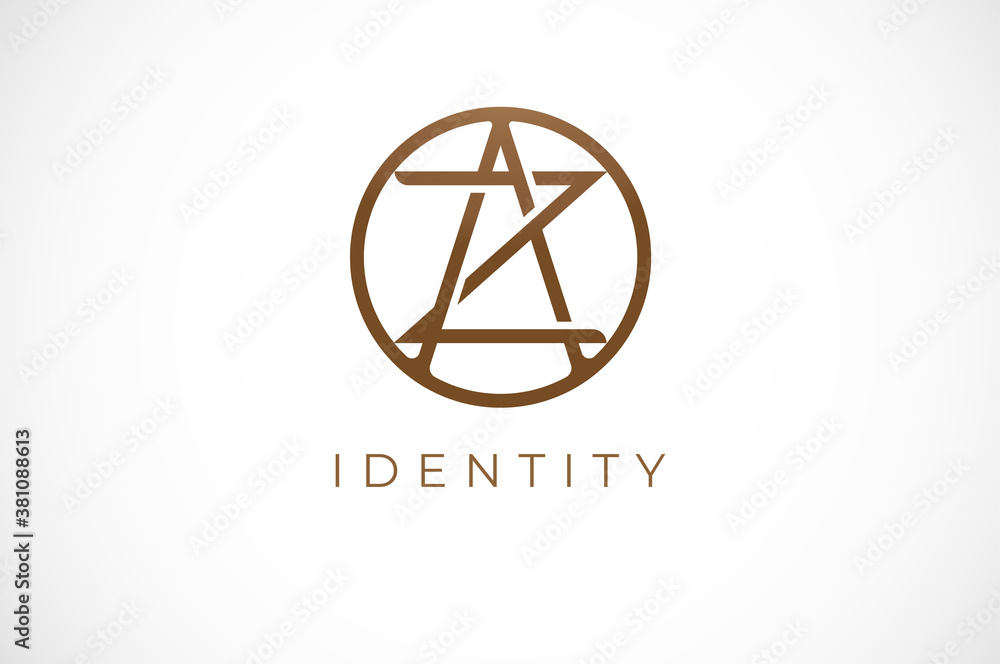 Abstract initial letter Z and A logo,usable for branding and business logos, Flat Logo Design Template, vector illustration Abstract initial letter Z and A logo,usable for branding and business logos, Flat Logo Design Template, vector illustration