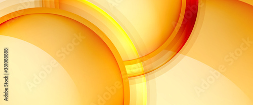 Circles and bubbles abstract background. Fluid liquid round shapes for web banner, app or poster