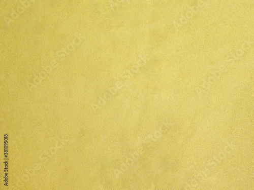 yellow fabric texture surface as background