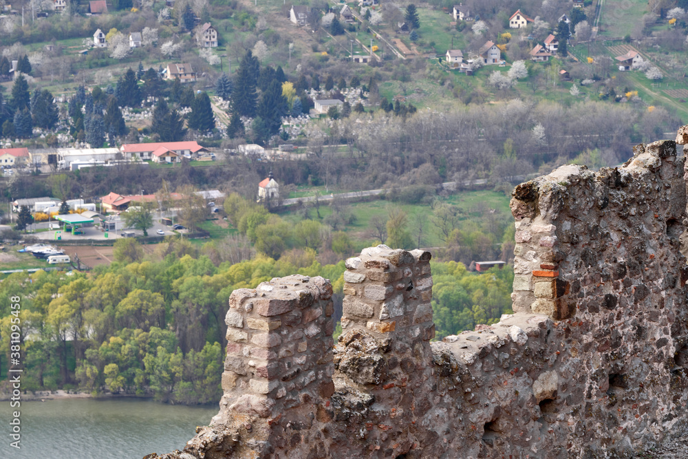 Visiting Visegrad castle. Hungary