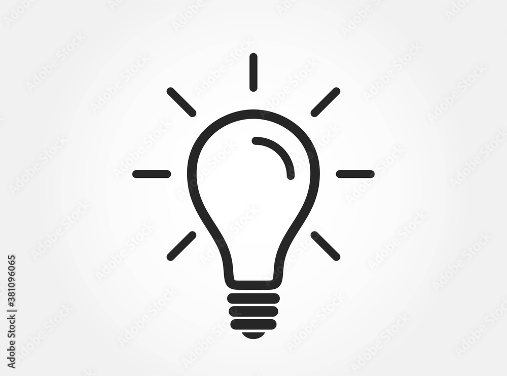 lightbulb icon. innovation and idea symbol. infographic element and sign for web design lightbulb icon. innovation and idea symbol. infographic element and sign for web design