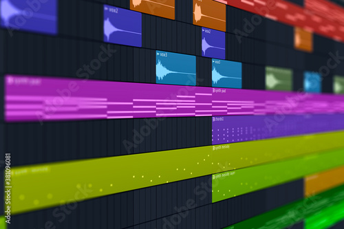 Canvastavla Music Production DAW Background Digital Audio Workstation