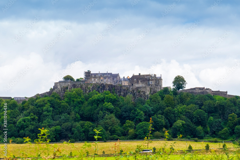 Schloß Stirling auf dem Castle Hill in Schottland