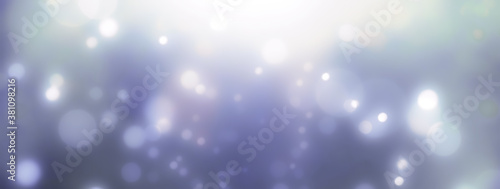 Abstract blue and green bokeh background - Christmas or spring concept - Blurred bokeh circles 