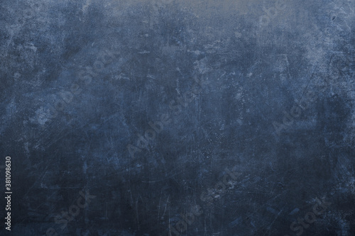 Blue scratched grunge background