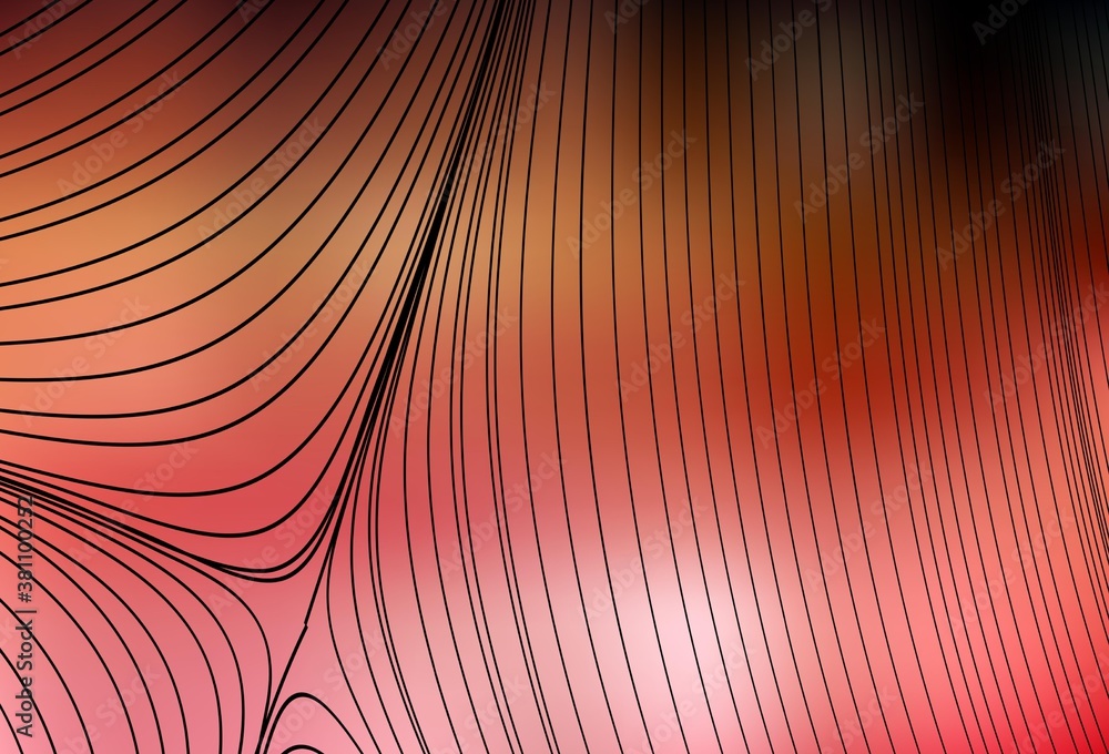 Light Red, Yellow vector pattern with lines. Light Red, Yellow vector pattern with lines.