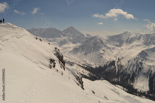 Skiing in the Jasna and Zakopane ski resorts in the Tatra Mountains between Poland and Slovakia © ChrisOvergaard