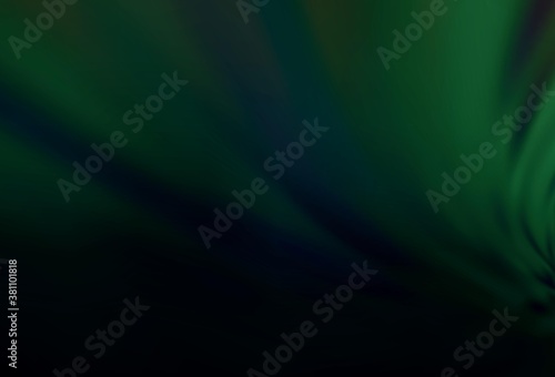 Dark Green vector colorful abstract texture.