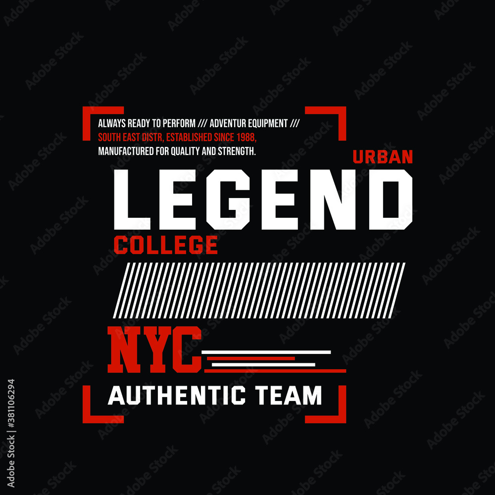 legend college nyc authentic team